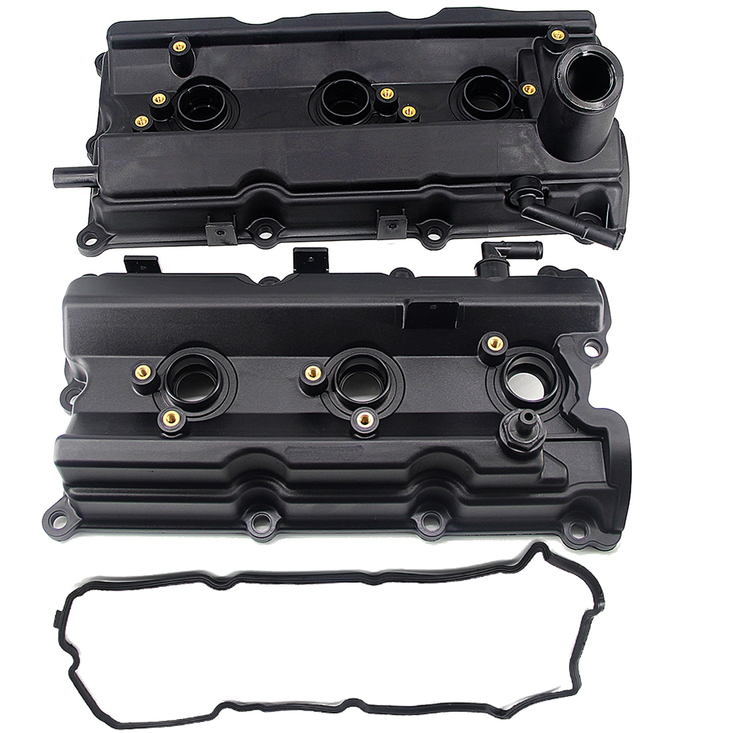 FEXON Engine Valve Cover Set Compatible with Nissan 350Z, Infiniti FX35, G35, M35,13264-AM600, 132708J102, 13264-AM610, 3-Pack