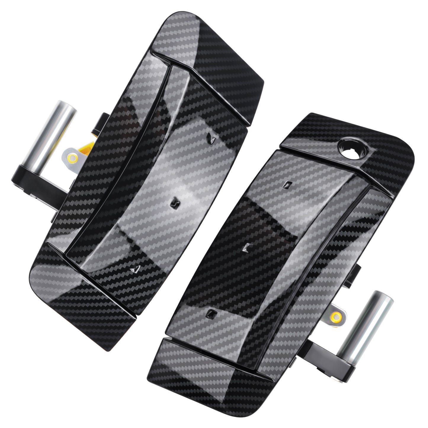 Nissan 350Z Exterior Door Handle Set 80607-CD41E - Left & Right Carbon Fiber (2003-2009)