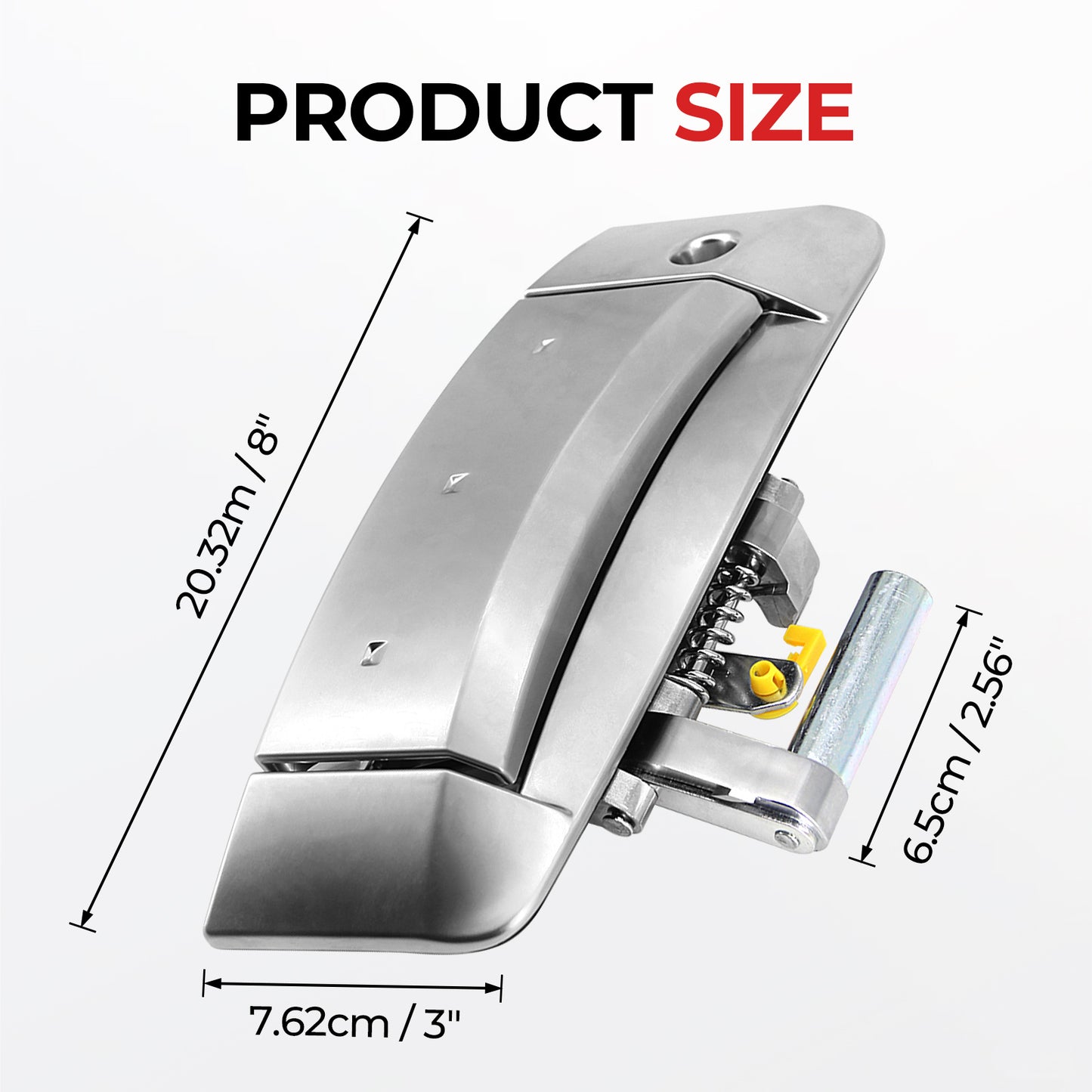 VeloCore Exterior Door Handle Left Driver Side Compatible with 2003-2009 Nissan 350Z, Replaces 80607-CD41E, 80607-CD40B, 80607-CD40E, 80607-CD41D