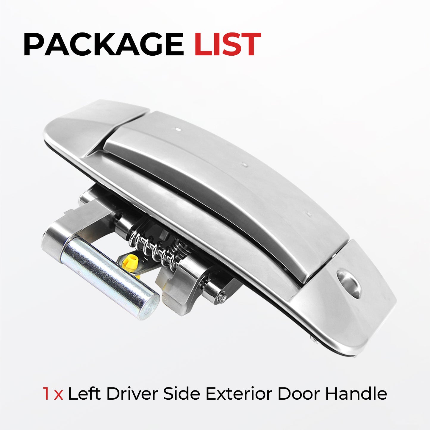 VeloCore Exterior Door Handle Left Driver Side Compatible with 2003-2009 Nissan 350Z, Replaces 80607-CD41E, 80607-CD40B, 80607-CD40E, 80607-CD41D