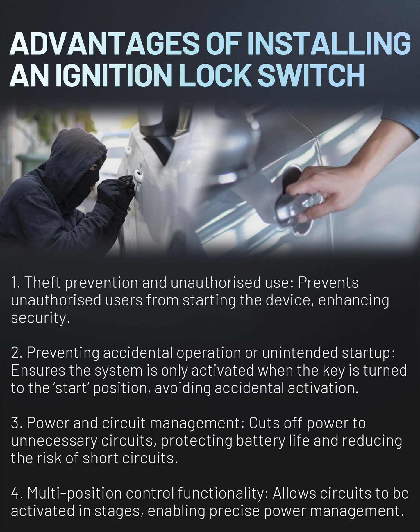 Kia Ignition Lock Cylinder & Door Lock Set 81900-1WK00 - with 2 Keys (2011-2017)