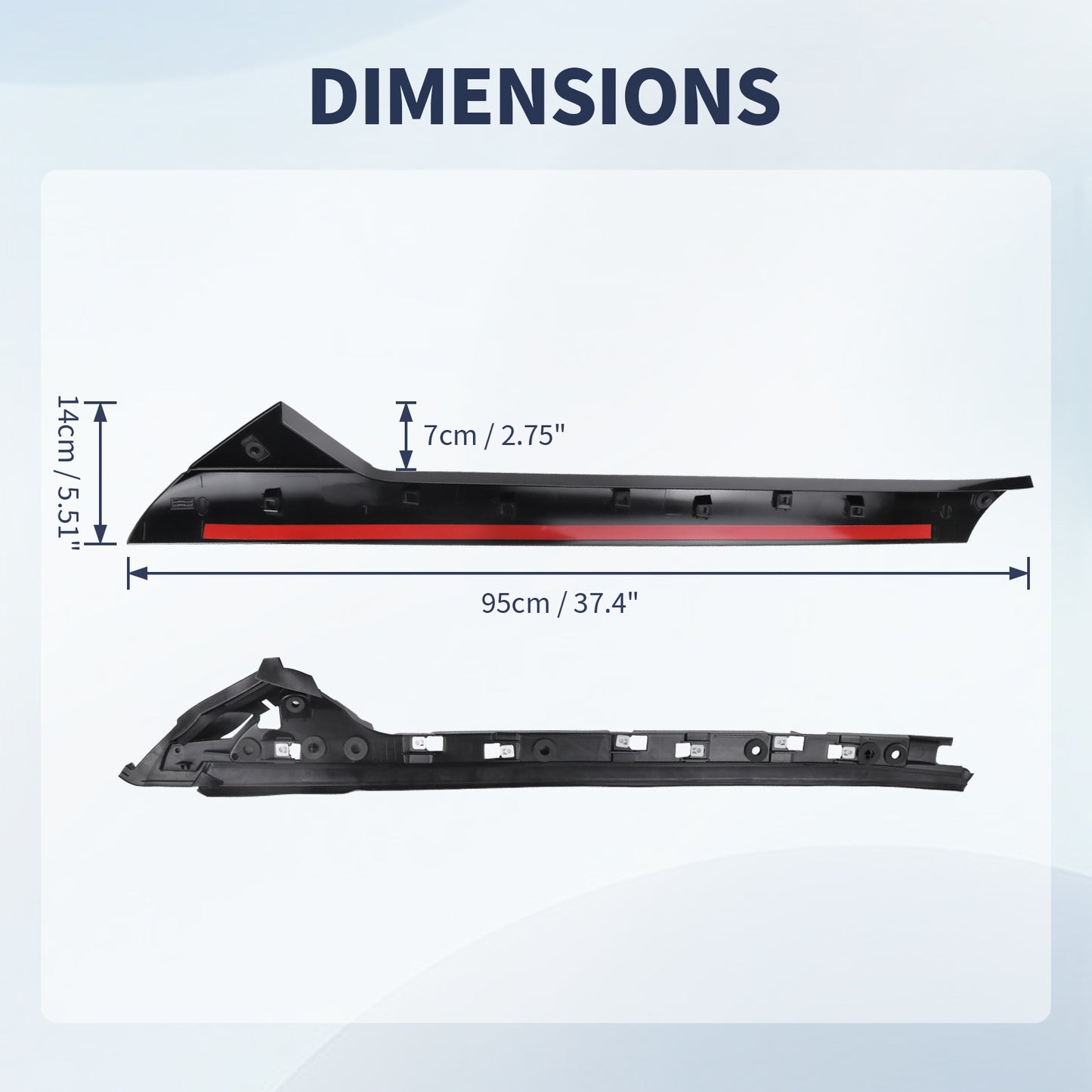Ford Explorer Windshield Trim Molding Set (2011-2019) - OEM Quality A-Pillar Replacement | FEXON
