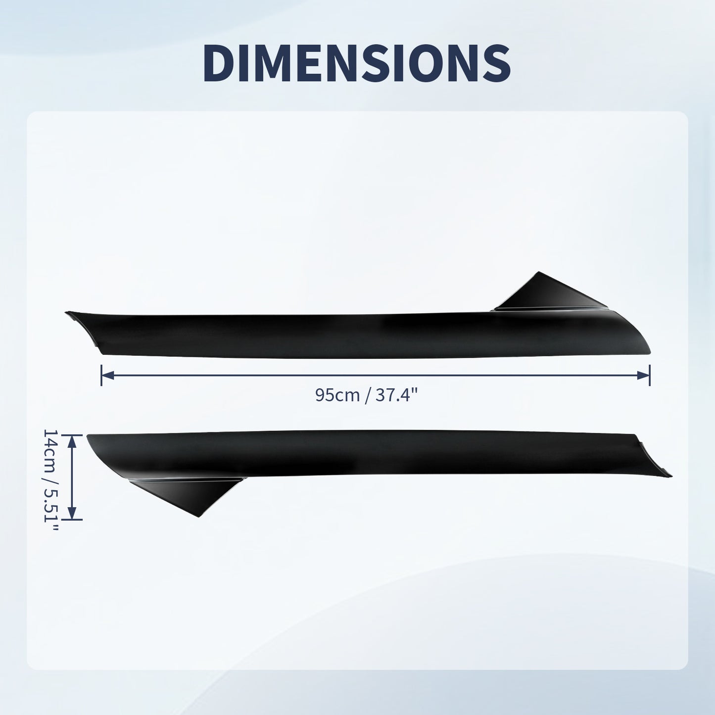 Ford Explorer Windshield Trim Molding BB5Z-7803145-AA - A Pillar Left & Right Outer (2011-2019)