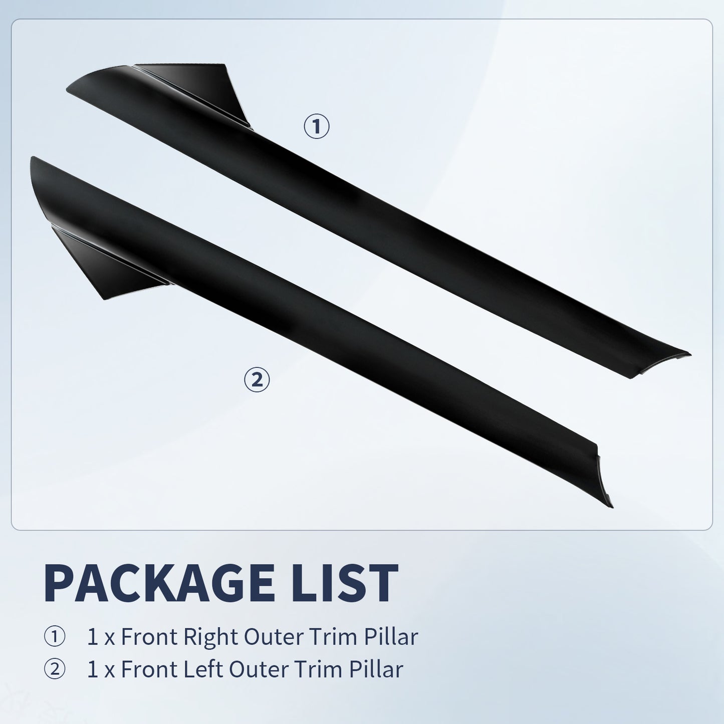 Ford Explorer Windshield Trim Molding BB5Z-7803145-AA - A Pillar Left & Right Outer (2011-2019)