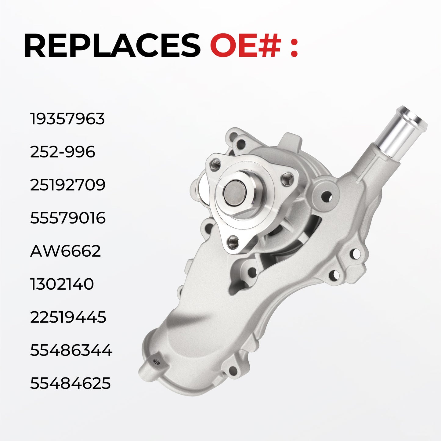 Chevy Buick Water Pump Thermostat Kit AW6662 - 1.4L Turbo (2011-2020)