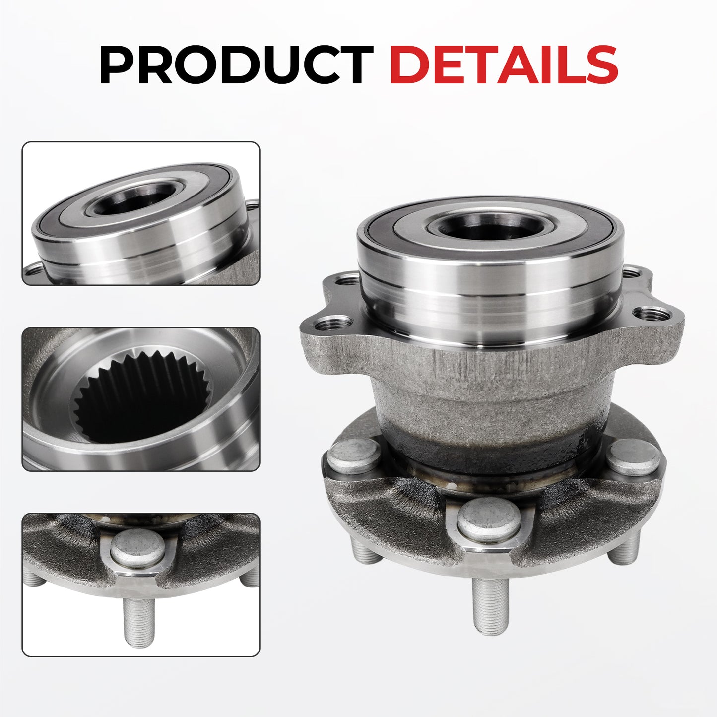 Subaru Rear Wheel Bearing Hub Assembly 512518 - 5-Lug (2012-2021)