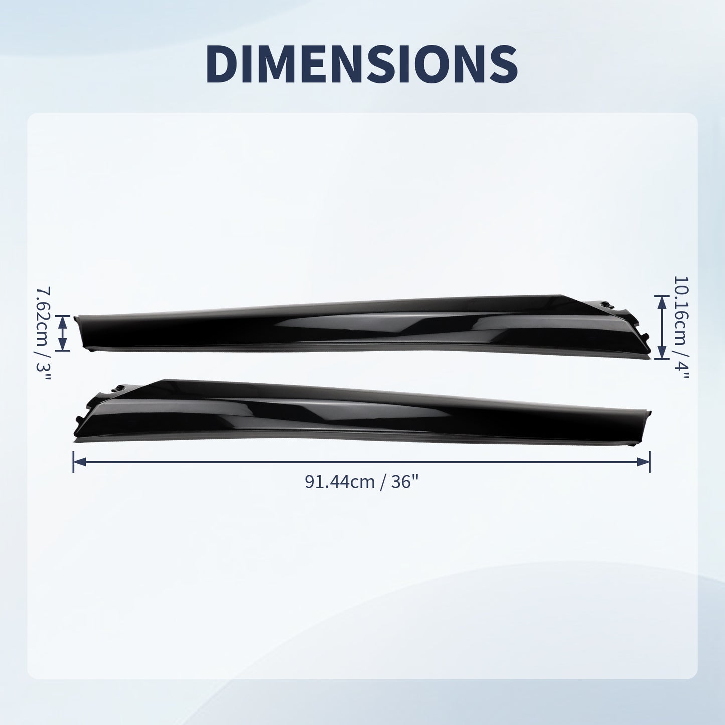 Nissan Maxima Windshield Trim Molding 76837-9DD0A - A-Pillar Driver Side 2-Pack (2016-2020)