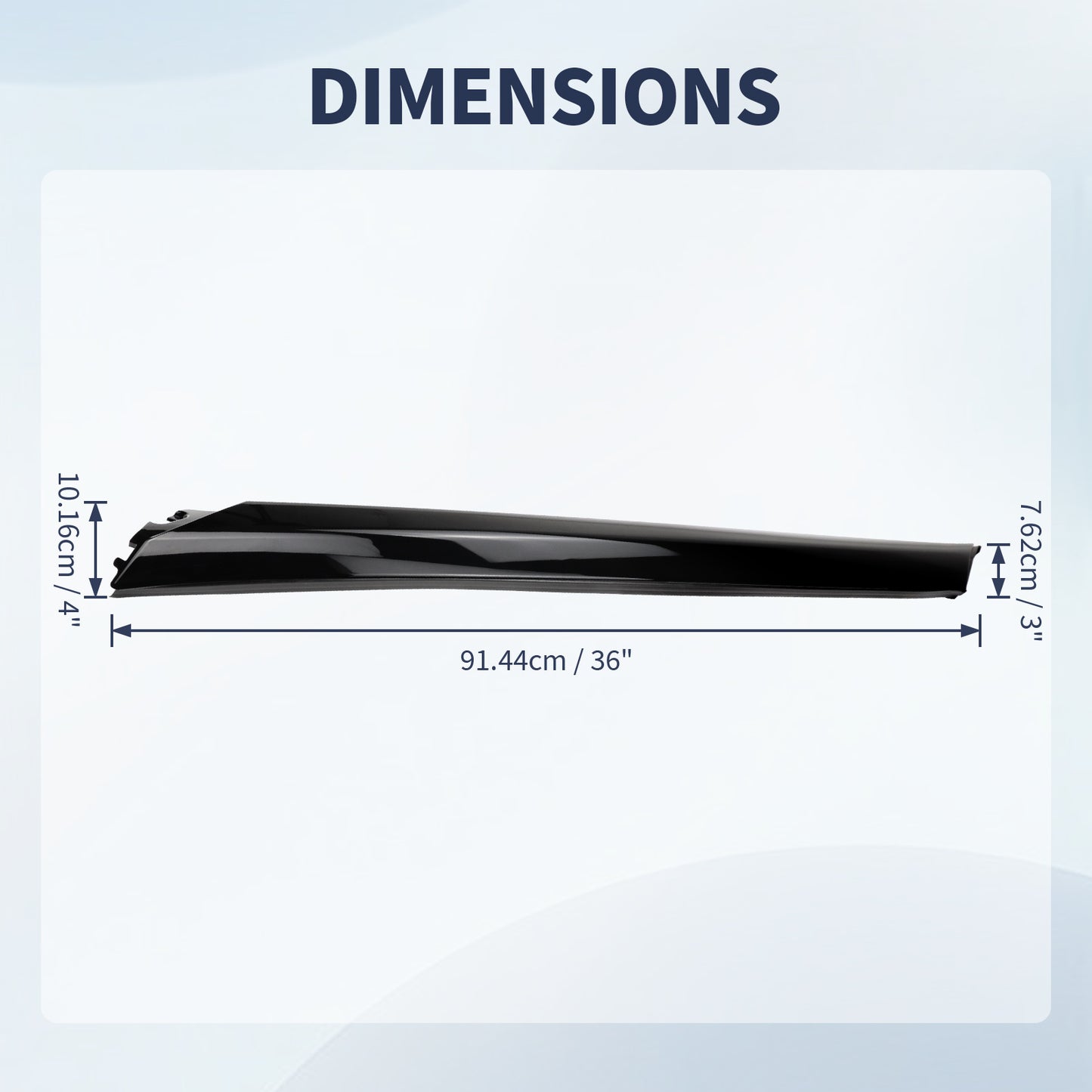 AIKEPT Windshield Trim Molding A Pillar 768369DD0A Compatible with 2016-2020 Maxima Replacement for 76836-9DD0A, Right Accessories