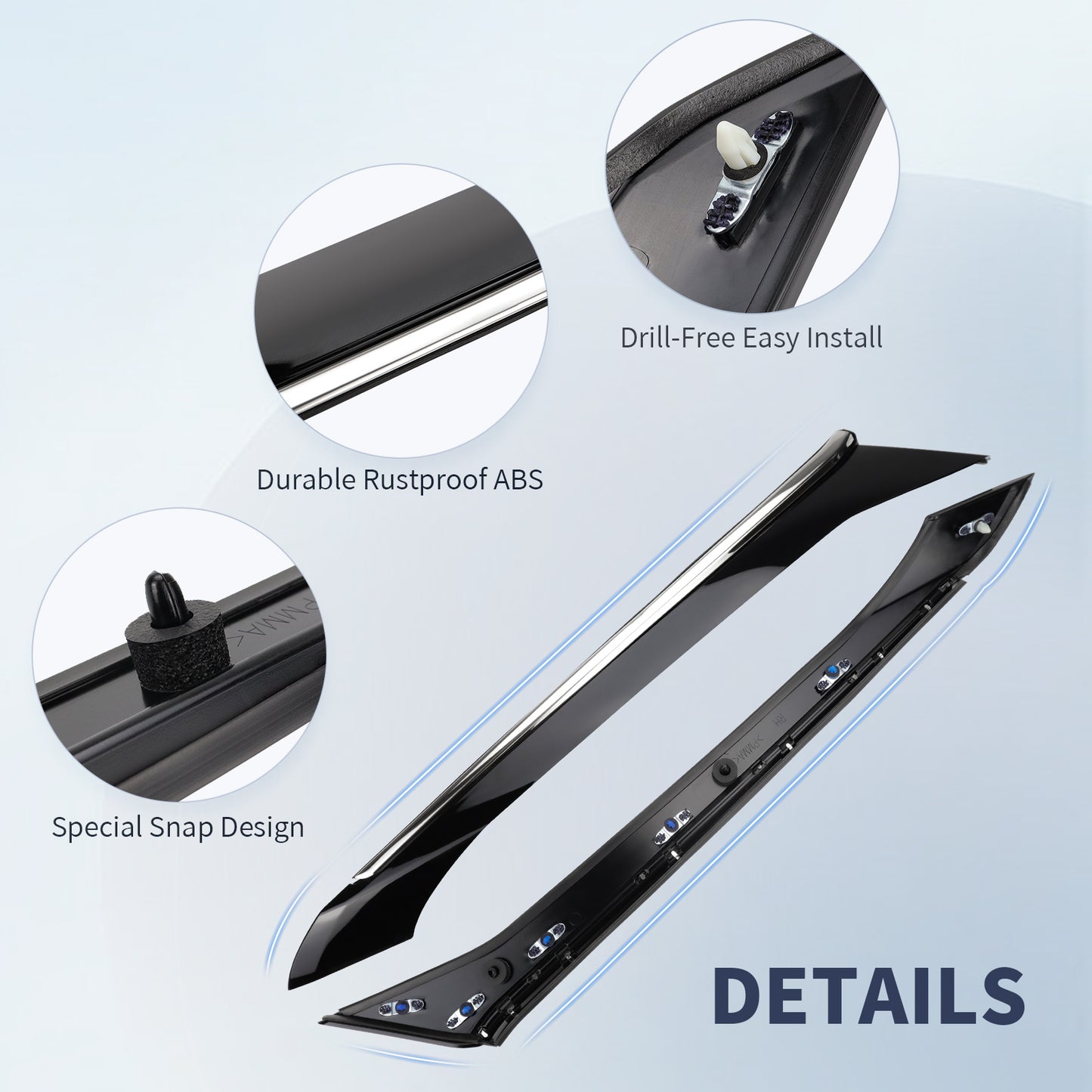 Nissan Maxima Rear Pillar Trim Molding - Left & Right (2016-2021)