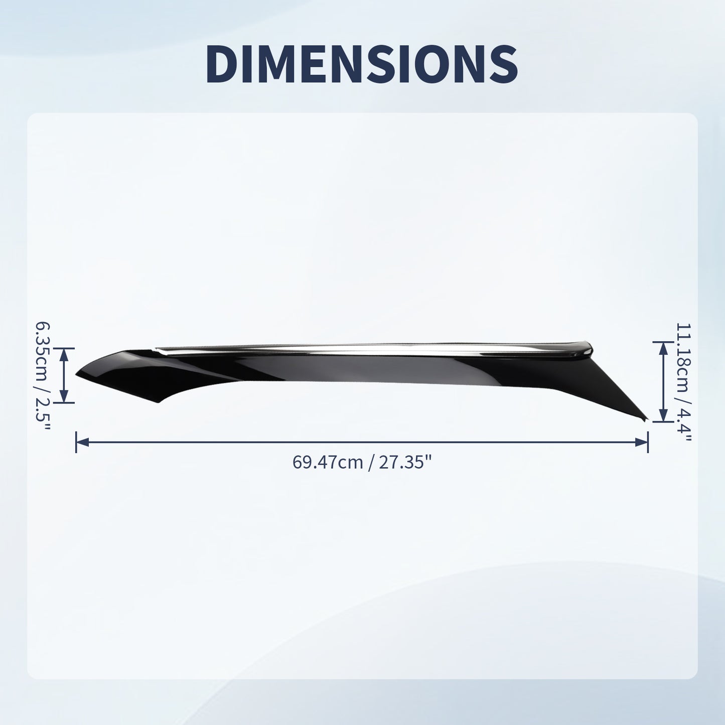 Nissan Maxima C PillarTrim Molding 78873-9DD0A - Left Side (2016-2020)