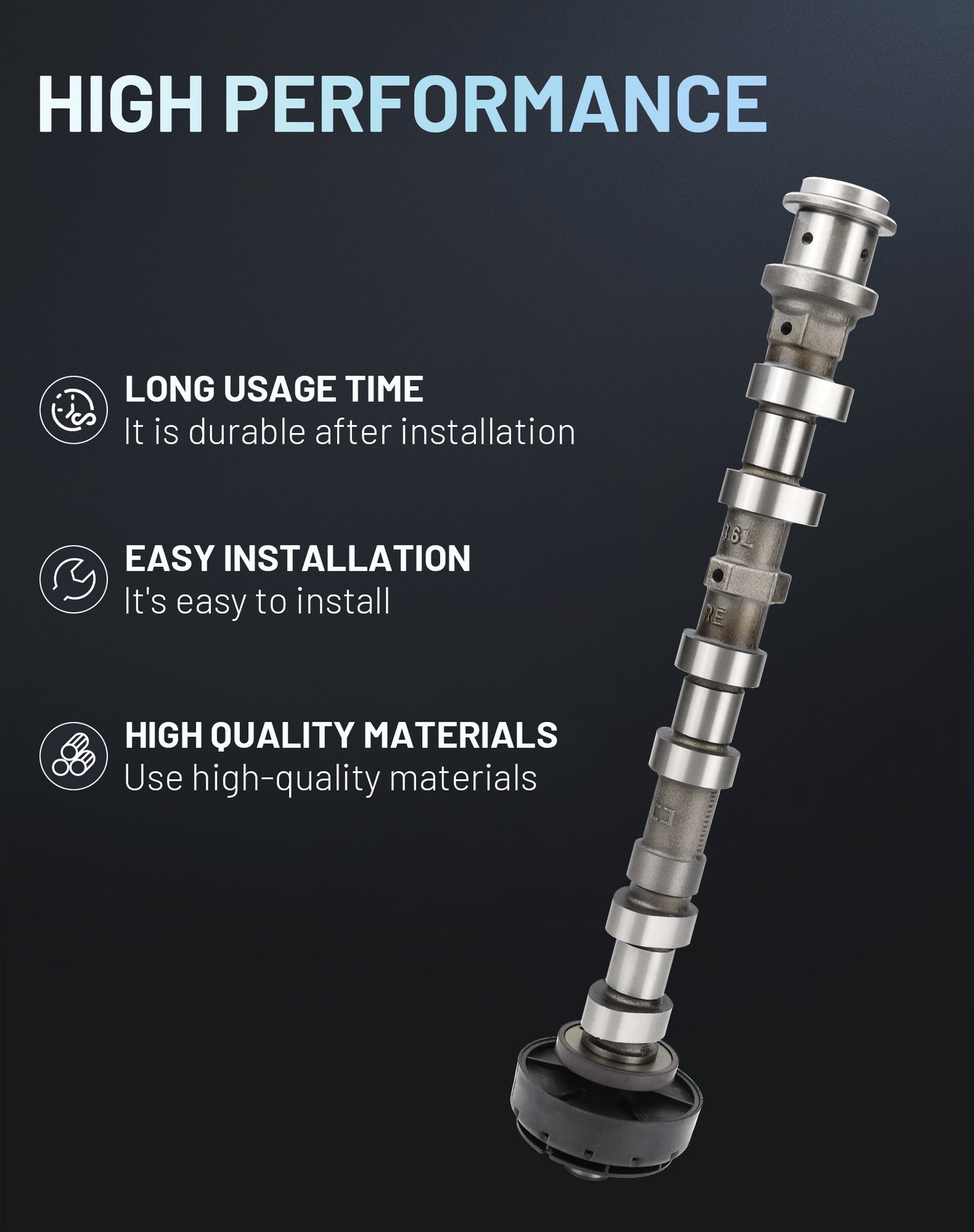 Jeep Dodge Ram Exhaust Camshaft 5048030AA - Right Side 3.6L V6 (2016-2024)