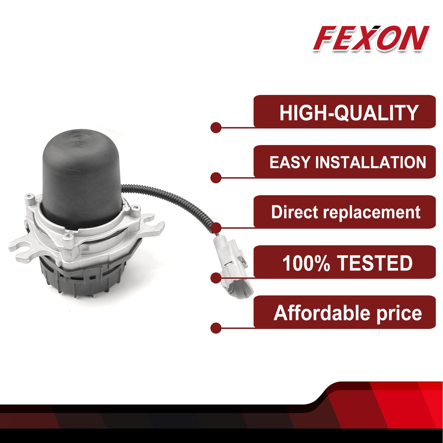 FEXON Secondary Air Injection Smog Pump for 2005-2015 Toyota Tacoma 2.7L L4, 176000C020 and 176100C020.,4-pack