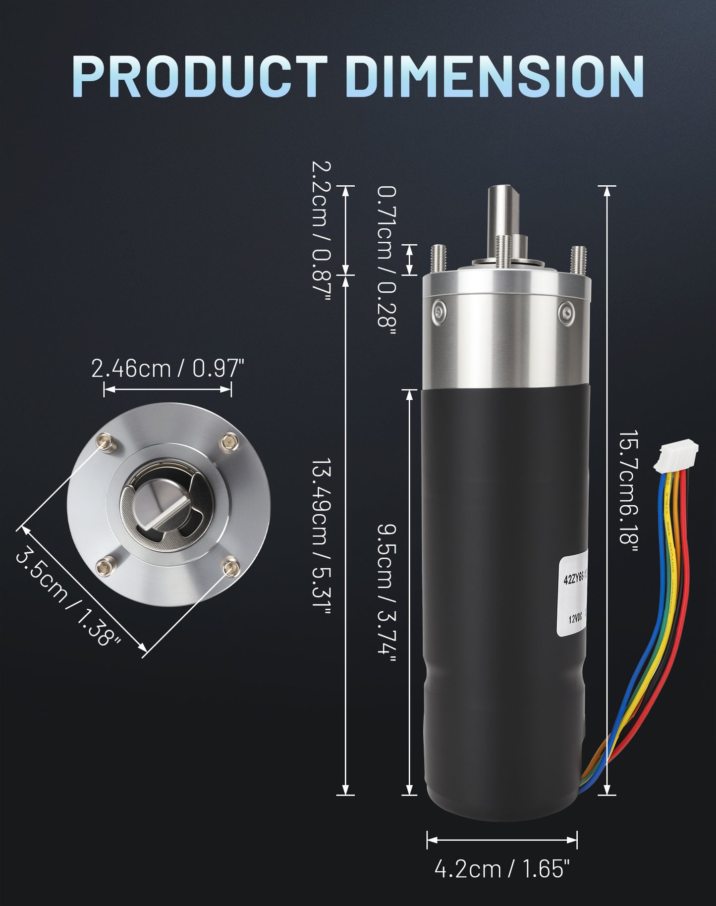 RV Slide Out Motor 236575 - Lippert Schwintek System 12V IG-42 300:1