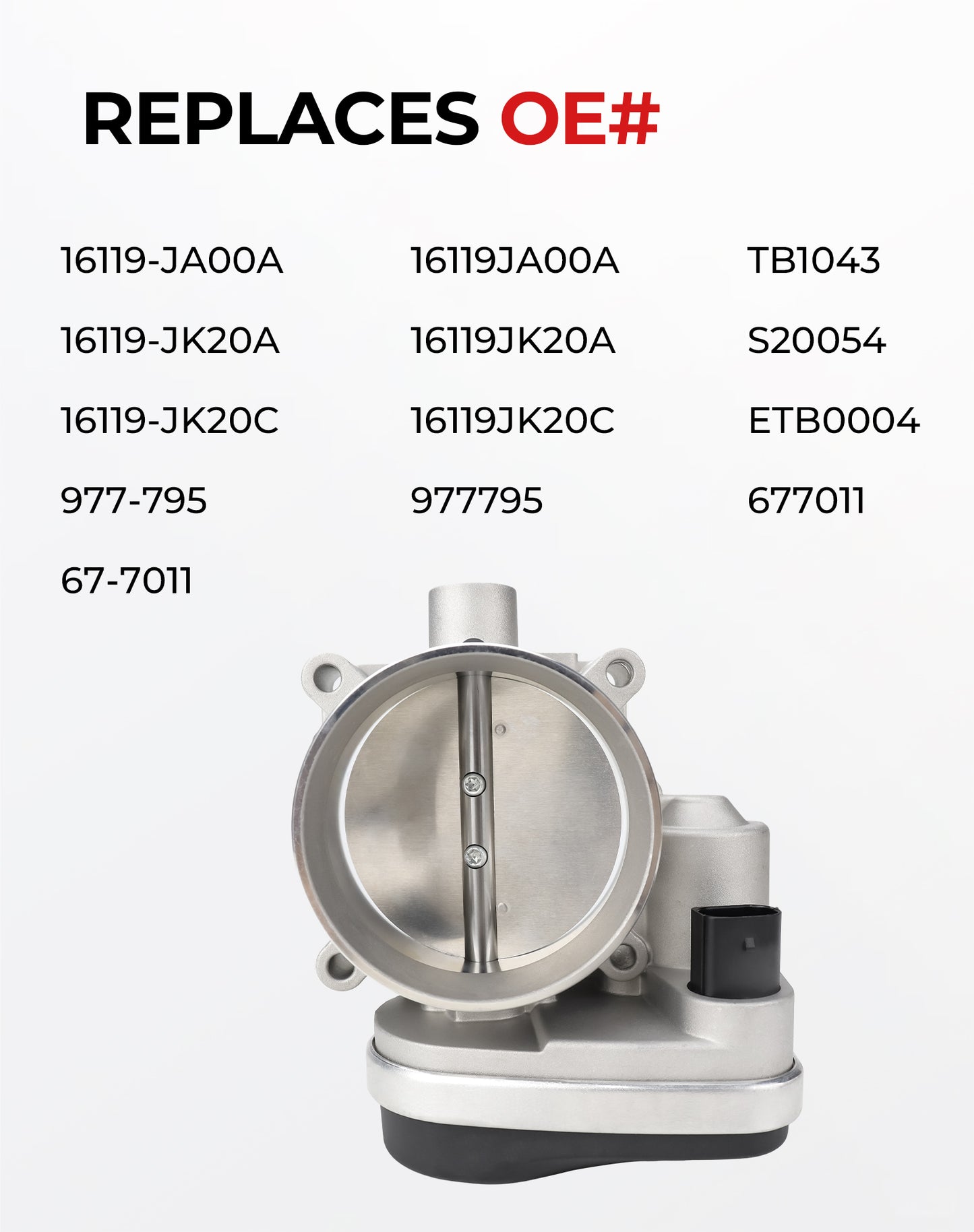 Nissan Electronic Throttle Body S20054 - Altima Rogue Sentra 2.5L (2007-2013)