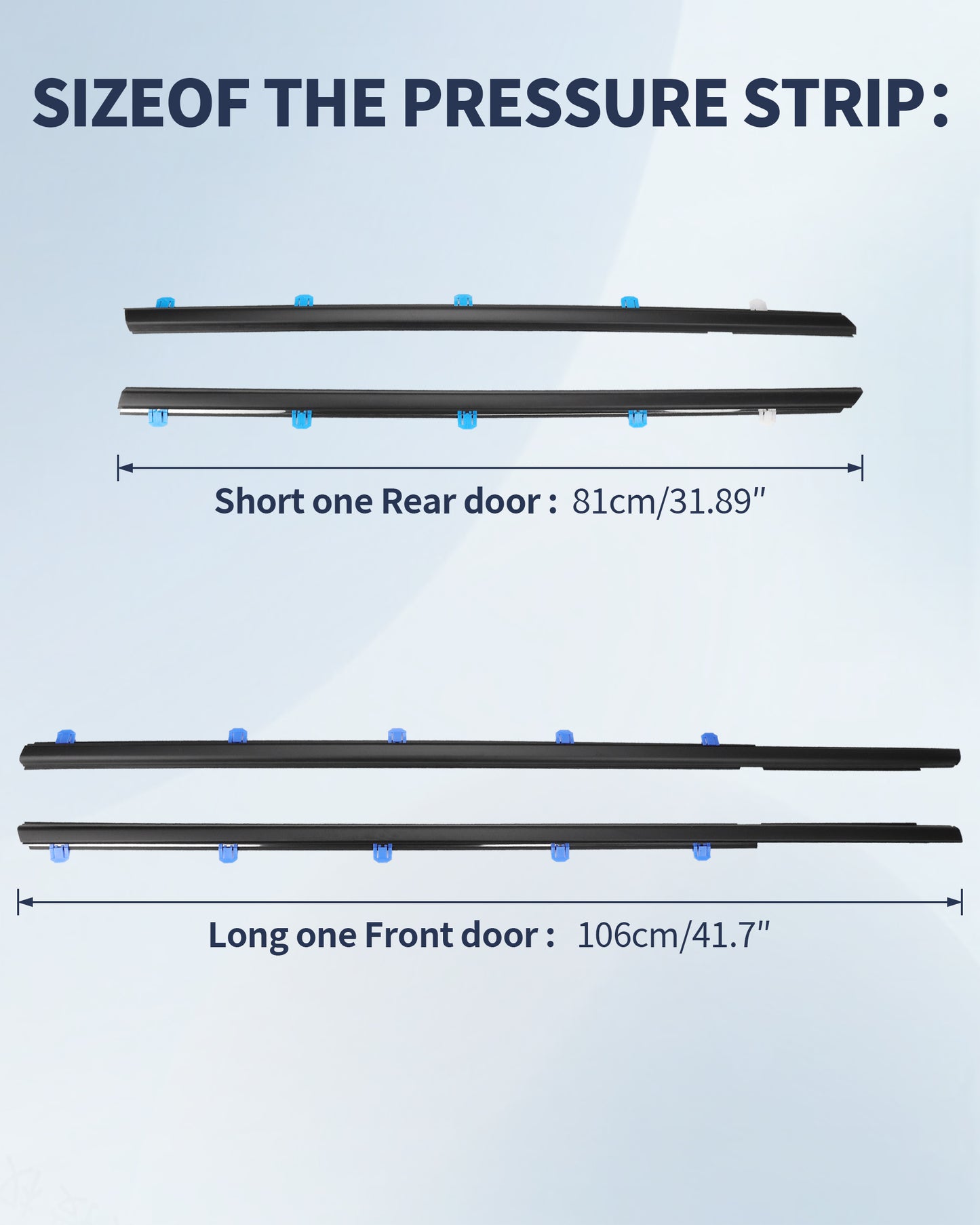 Honda Civic Window Weather Stripping Kit 2012-2015 4-Door Sedan | OEM Replacement 72450-TR0-A01