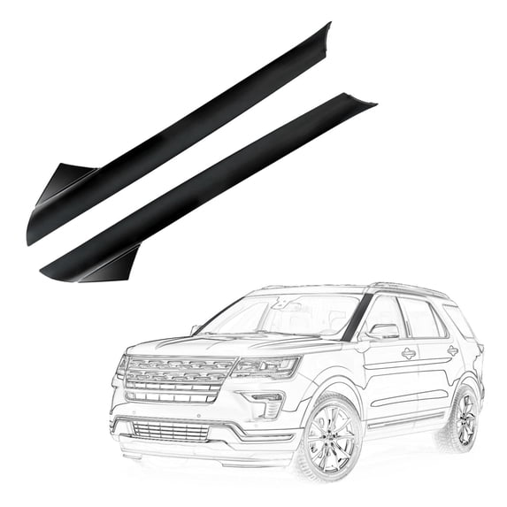 VeloCore Ford Explorer 2011–2019 Outer A-Pillar Trim Pair
