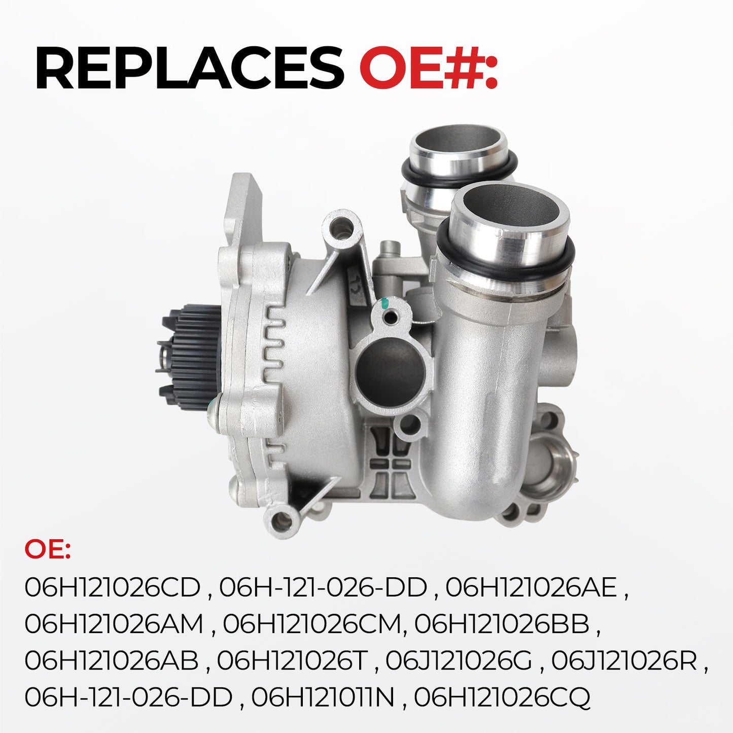 Audi VW Water Pump 06H121026AB - 2.0T TSI with Belt Kit