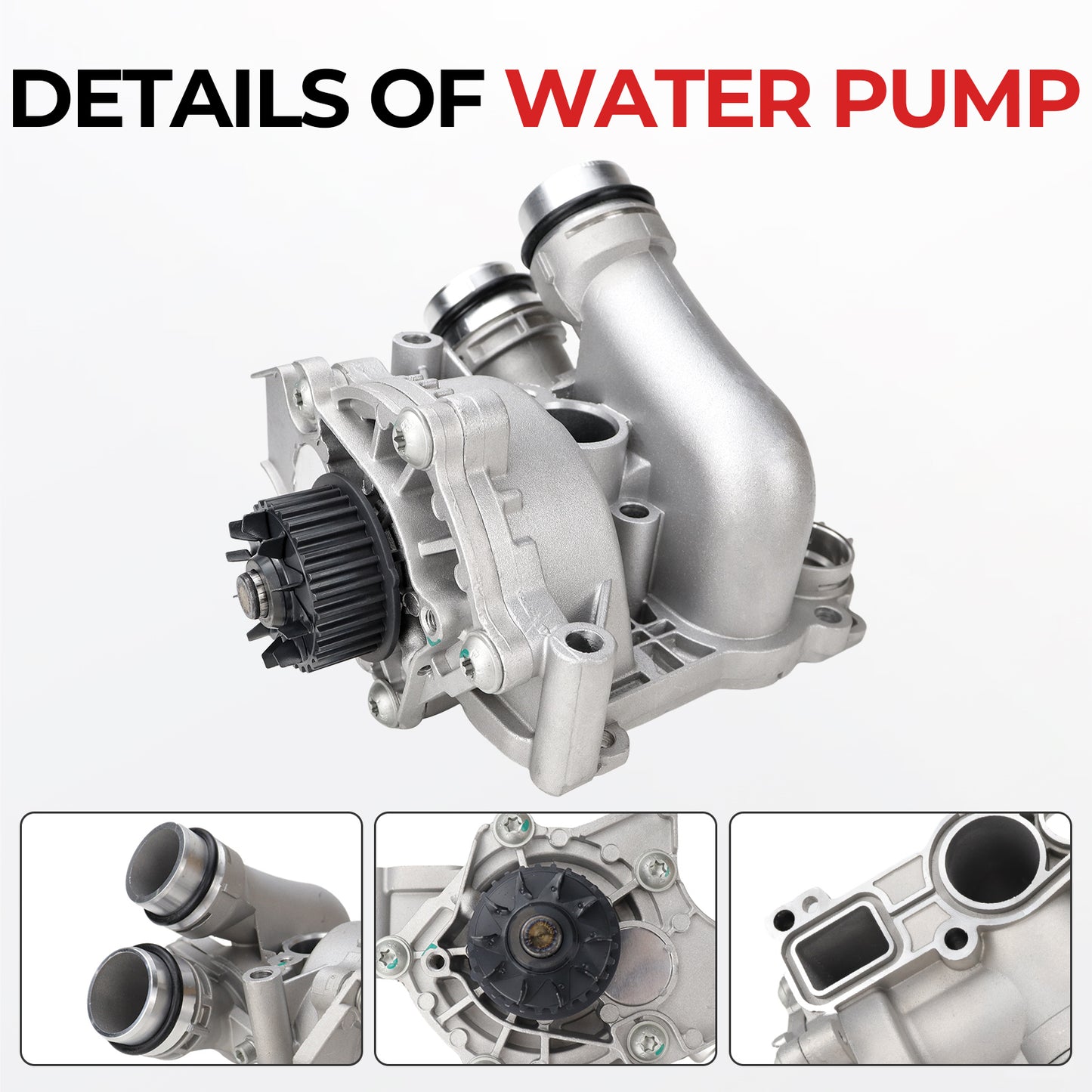 Audi VW Water Pump 06H121026AB - 2.0T TSI with Belt Kit