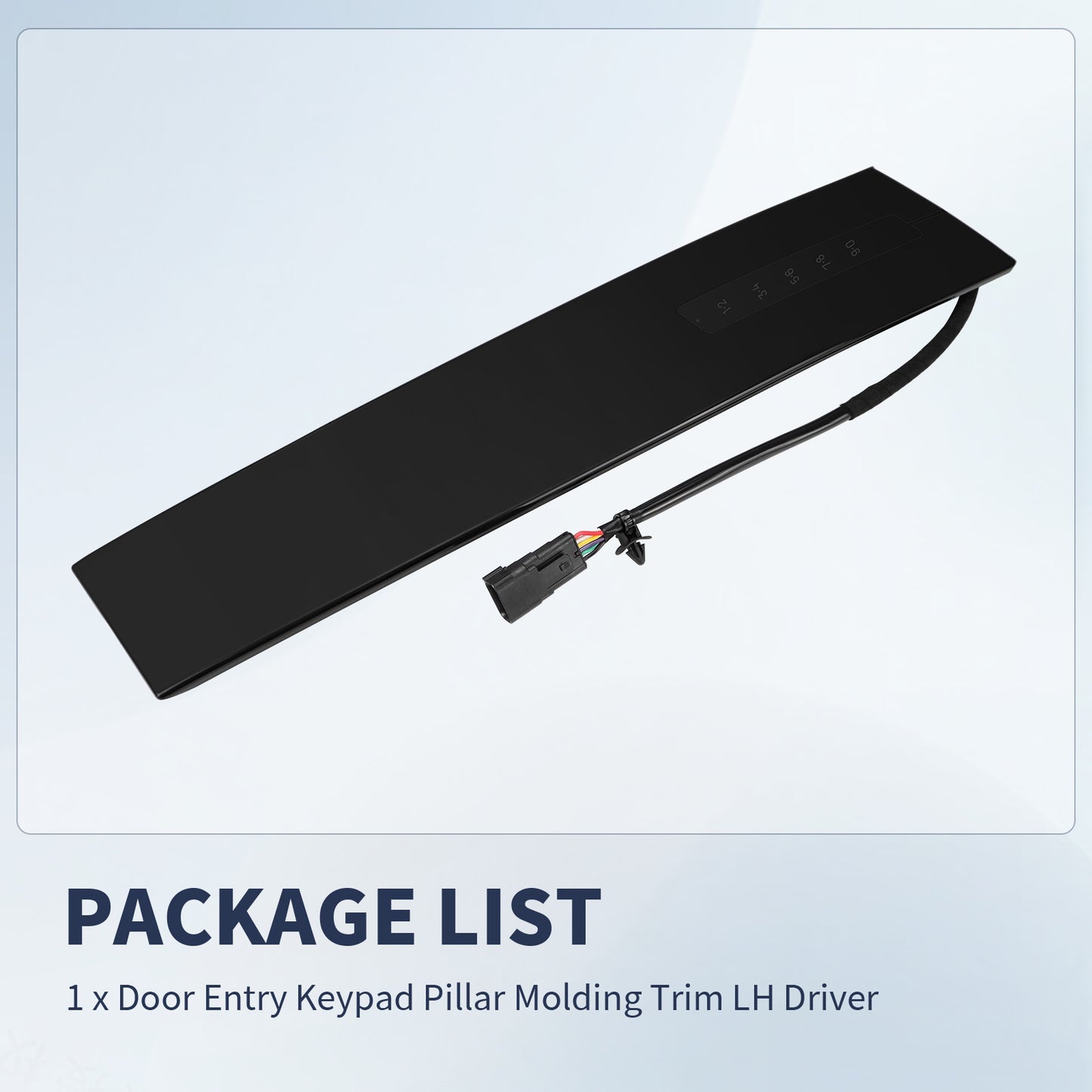 Ford Explorer B Pillar Trim Molding DB5Z-7820555-AC - with Keypad Left Side (2011-2019)