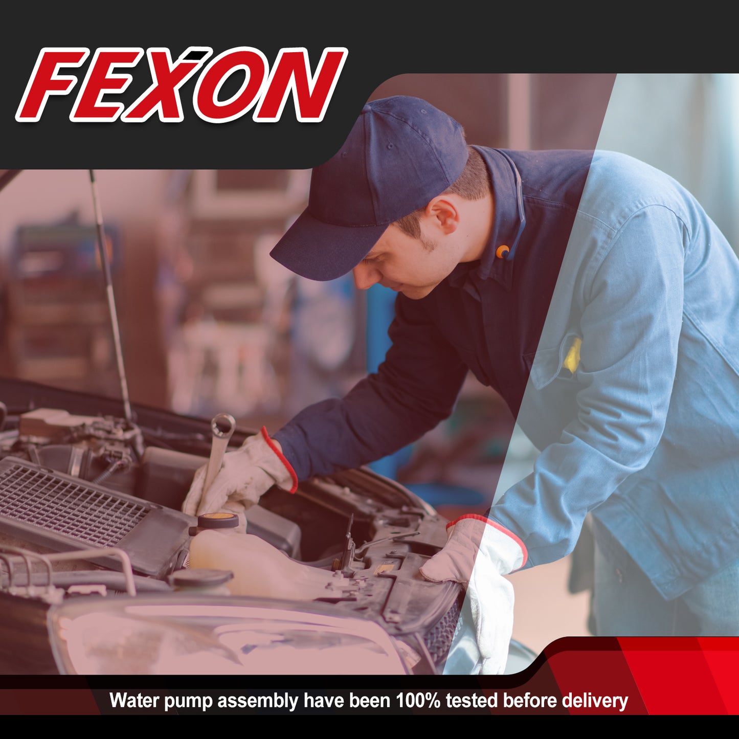 FEXON Electric Water Pump Compatible with Toyota Prius 1.5L 1.8L 2010-2015 Lexus CT200h Replaces 161A0-39015 161A0-29015