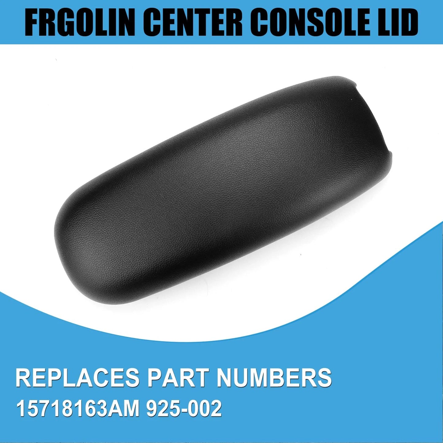 Center Console Lid Armrest Replacement Compatible with 1998-2004 Chevy Blazer Black Replaces 925-002 15718163AM
