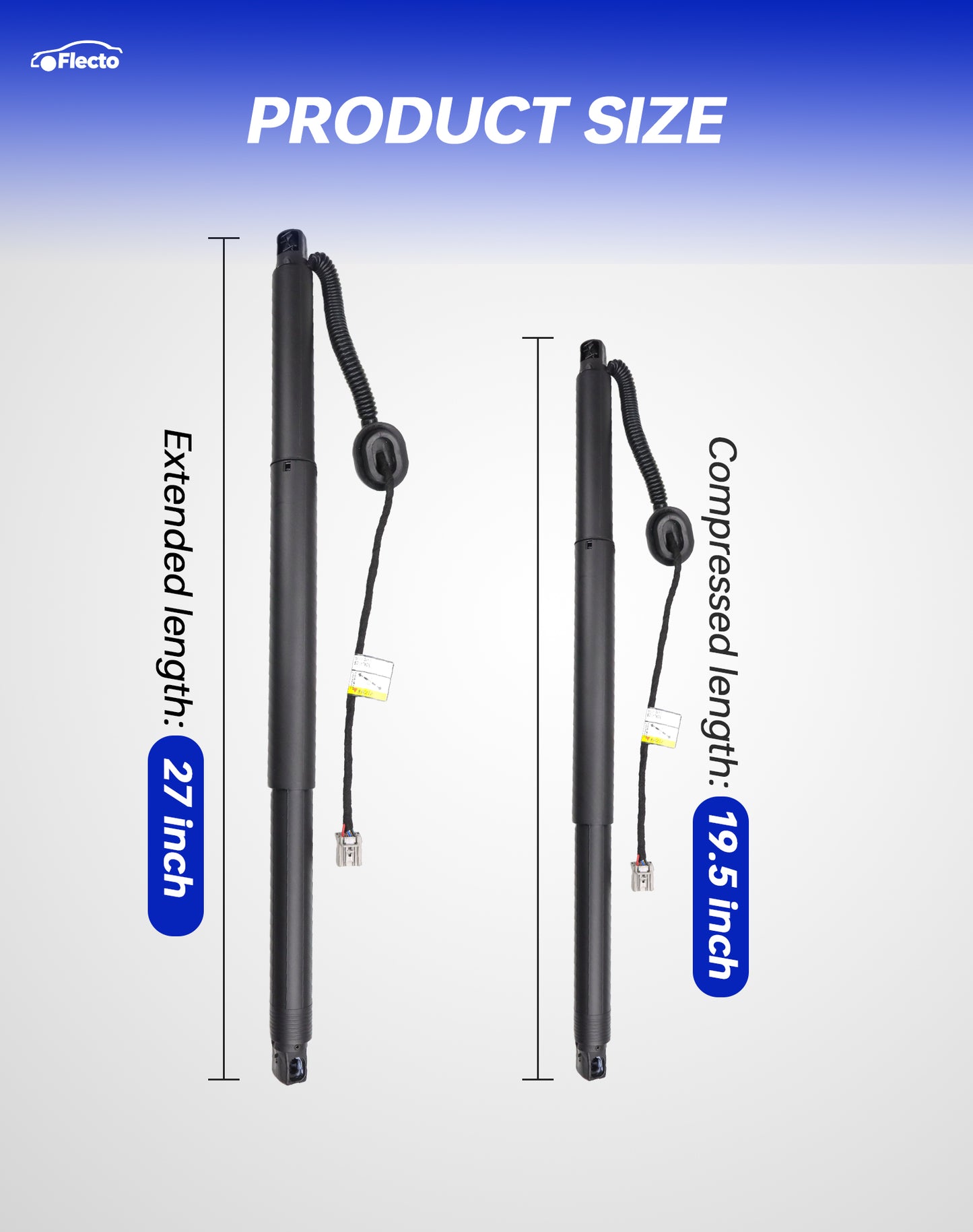 Flecto Liftgate Struts, Electric Rear Hatch Lift, Compatible with Cadillac 2015-2019 Escalade, Chevrolet 2015-2020 Suburban & Tahoe, GMC 2015-2020 Yukon & Yukon XL, Replace# 84306929 84036214, 2 Set