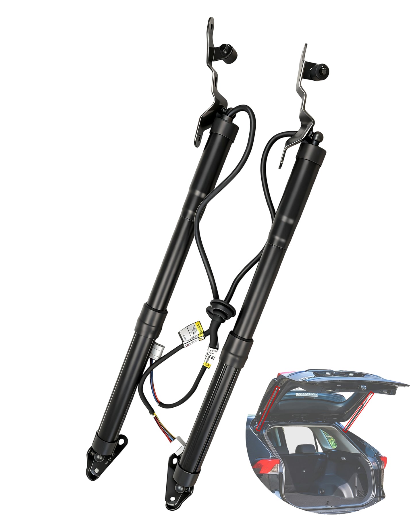 Flecto Left & Right Liftgate Struts, Electric Rear Hatch Lift, Trunk Tailgate Power Shock Support, Compatible with 2013-2018 Toyota RAV4 2.5L, Replace# 6892009010 6891009010, 2 Set