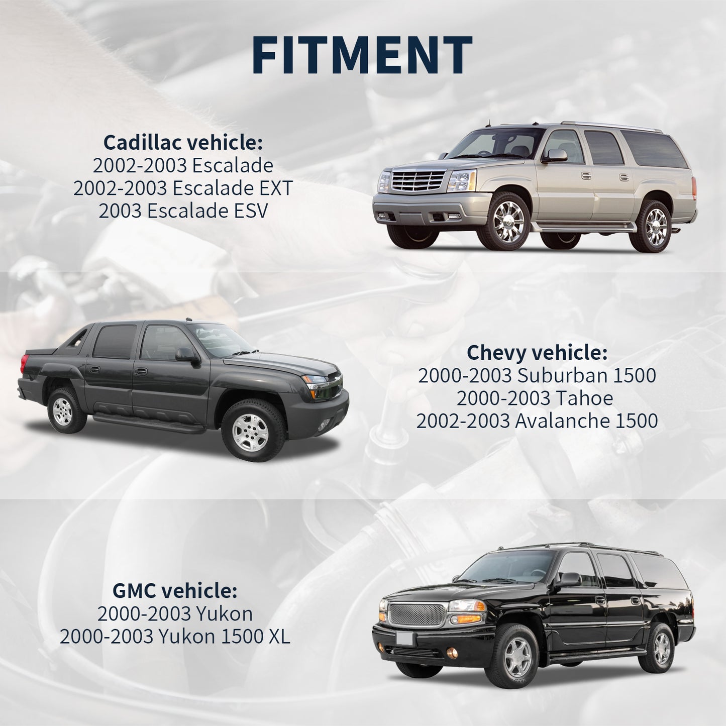 Cadillac Chevy GMC Evap Canister 911-137 - Escalade Suburban Tahoe Yukon (2000-2003)
