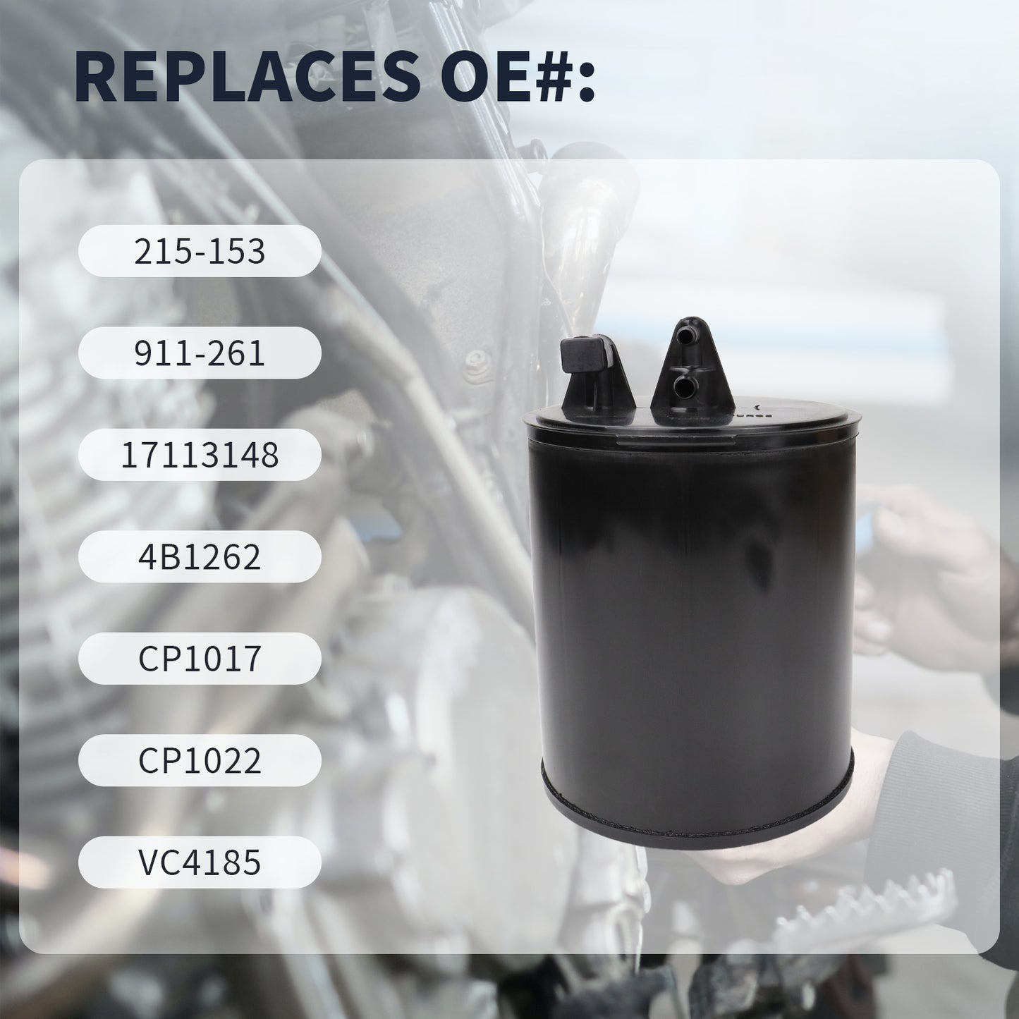 Buick Cadillac GMC Chevy Vapor Canister 911261 - EVAP Charcoal (1970s-1990s)