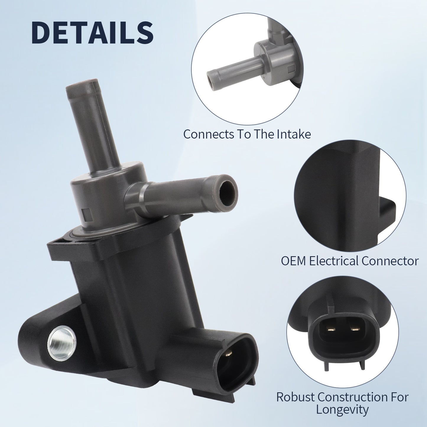 Toyota Vapor Canister Purge Valve 90910-12275 - 4Runner FJ Cruiser Tacoma Tundra