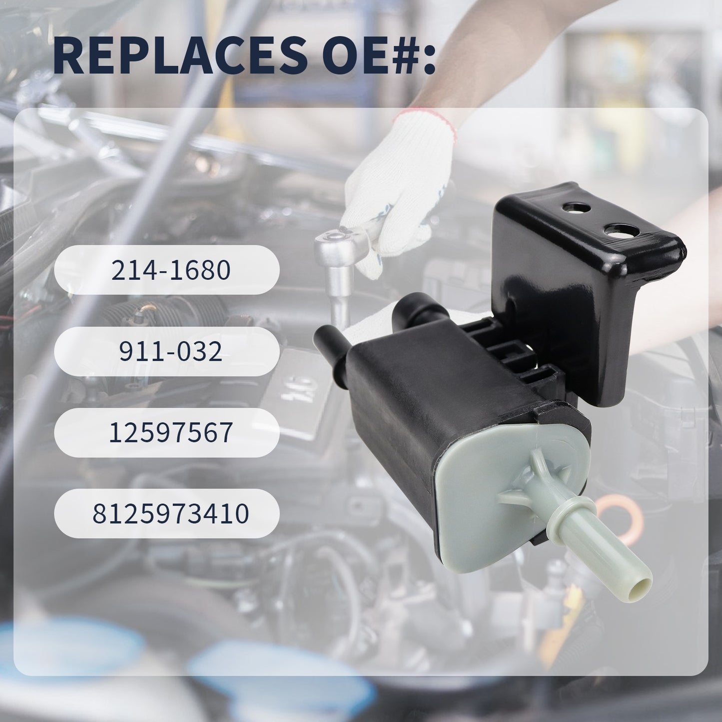 Buick Chevy GMC Vapor Canister Purge Valve 214-1680 - EVAP Solenoid 12597567