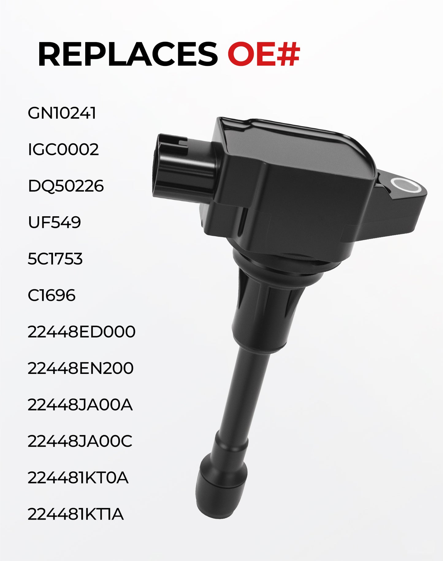 Nissan Ignition Coils & Spark Plugs UF549 - 1.6L-2.5L L4 Set of 4 (2007-2019)