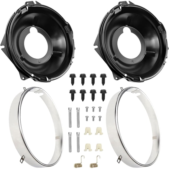 VeloCore Chevrolet Headlight Mounting Bucket & Retaining Ring Kit