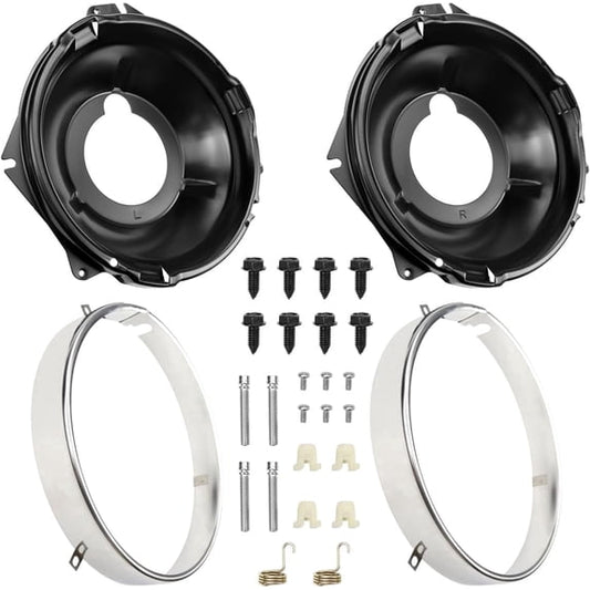 VeloCore Chevrolet Headlight Mounting Bucket & Retaining Ring Kit