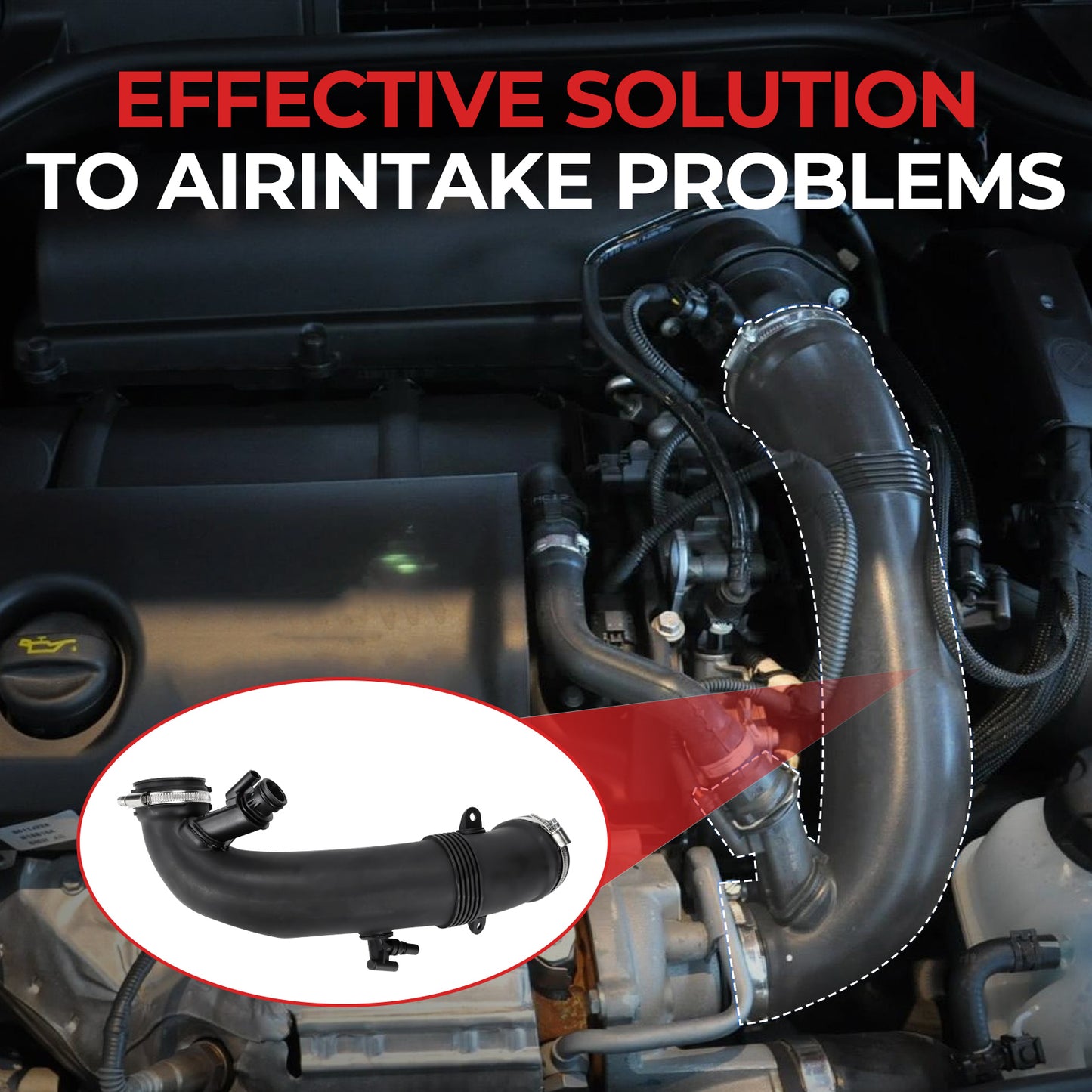Mini Cooper Air Intake Hose 13717627501 - Countryman Paceman (2011-2016)