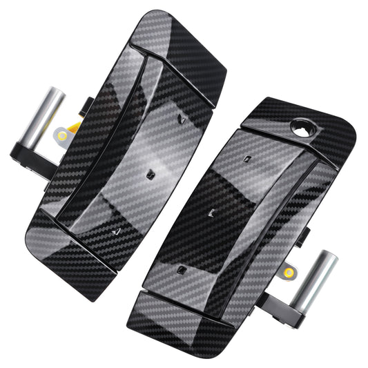 Nissan 350Z Exterior Door Handle Set 80607-CD41E - Left & Right Carbon Fiber (2003-2009)