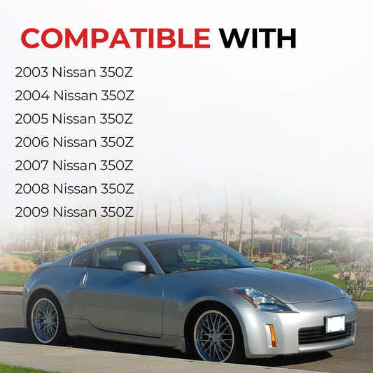 VeloCore Exterior Door Handle Right Passenger Side Compatible with Nissan 350Z 2003-2009, Replaces OE# 80606-CD01E, 80606-CD00E, 80606-CD00B, 80606-CD00C, 80606-CD01D
