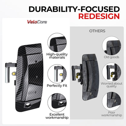 Nissan 350Z Exterior Door Handle Set 80607-CD41E - Left & Right Carbon Fiber (2003-2009)