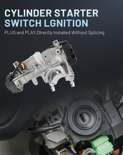 Honda Ignition Lock Cylinder & Door Lock Set 35100-SDA-A71 - with 2 Keys ID48 (2003-2007)