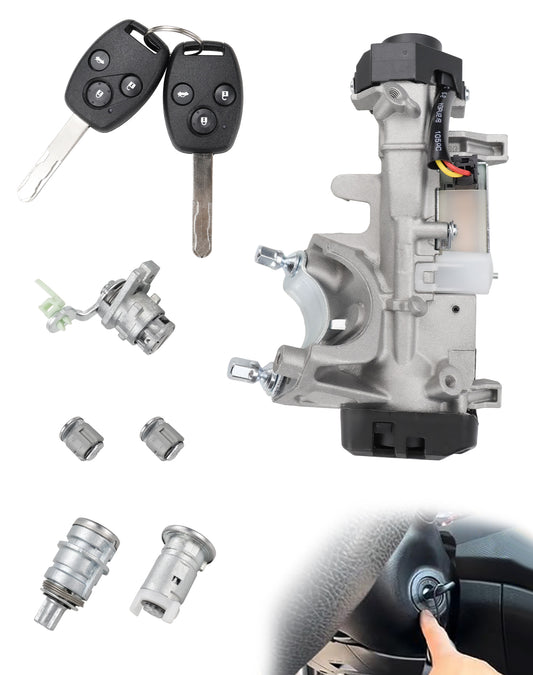Honda Accord Complete Lock Set 675663429958 - Ignition Door Glove Box Fuel Cap  2 Keys 8E (2006-2007)