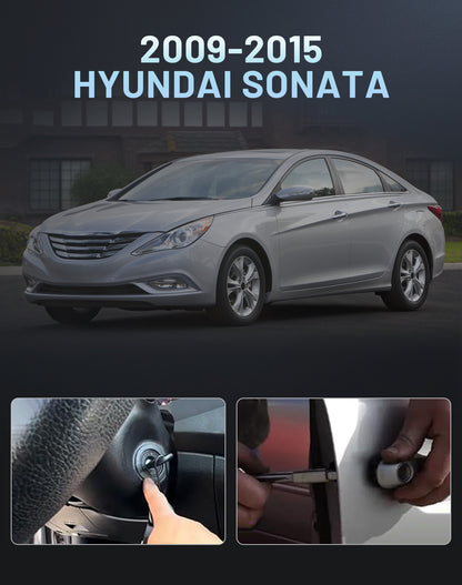 Hyundai Sonata Ignition Lock Cylinder Set 81970-3SA00 - with Door & Trunk Lock  2 Keys (2009-2015)