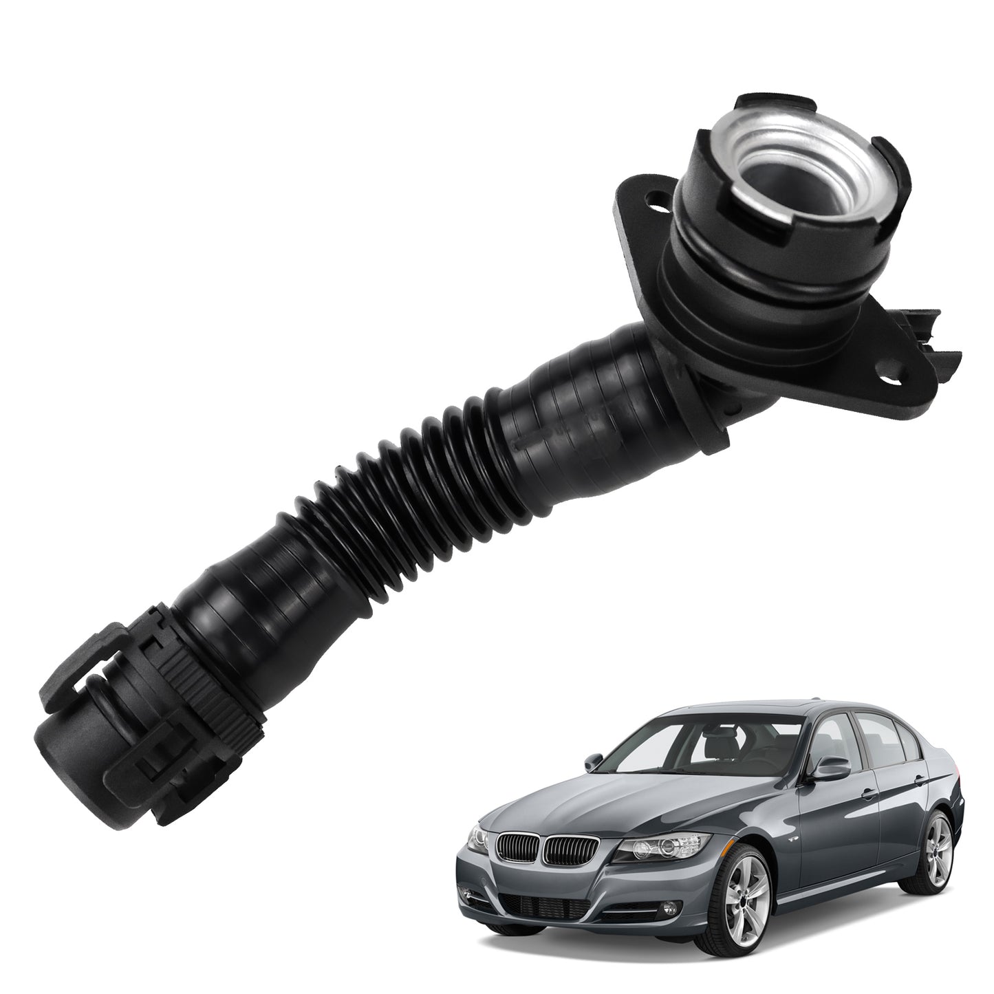 BMW N55 Crankcase Vent Hose 11127584128 - 135i 335i 535i 640i X1 X3 X4 X5 X6 (2011-2017)