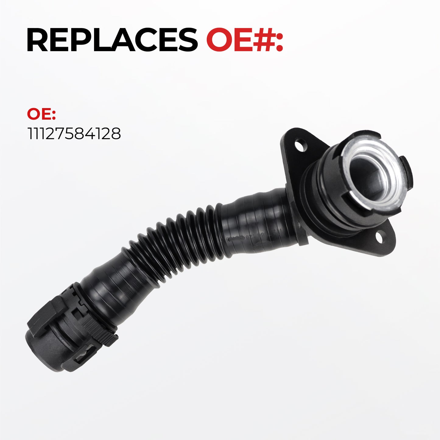 BMW N55 Crankcase Vent Hose 11127584128 - 135i 335i 535i 640i X1 X3 X4 X5 X6 (2011-2017)