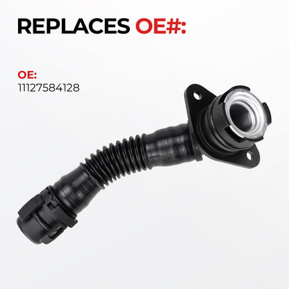 BMW N55 Crankcase Vent Hose 11127584128 - 135i 335i 535i 640i X1 X3 X4 X5 X6 (2011-2017)