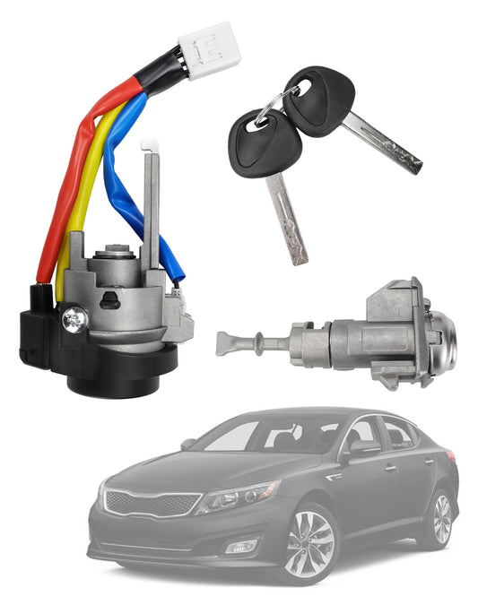 Kia Ignition Lock Cylinder & Door Lock Set 81900-1WK00 - with 2 Keys (2011-2017)