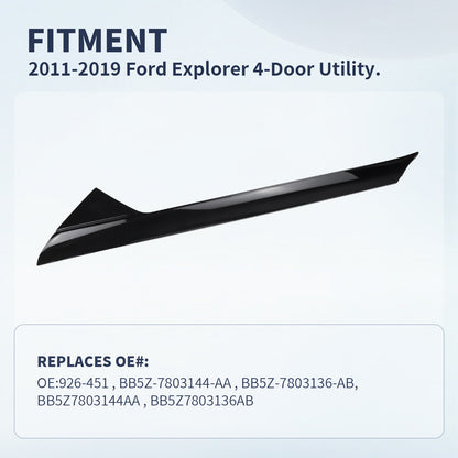 Ford Explorer Windshield Trim Molding 926-451 - A Pillar Right Outer (2011-2019)