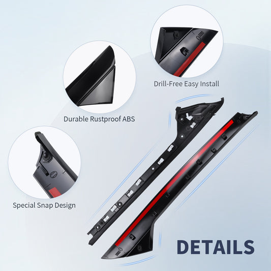 Ford Explorer Windshield Trim Molding 926451 - A Pillar Right Outer & Inner (2011-2019)