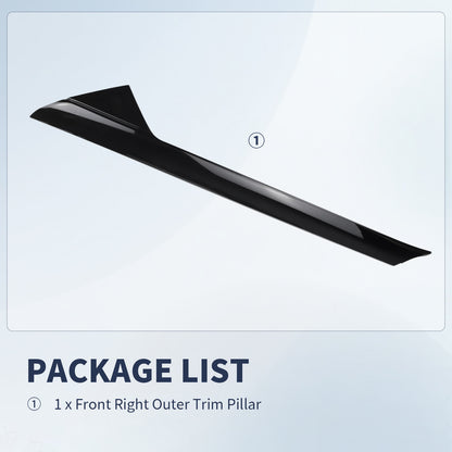 Ford Explorer Windshield Trim Molding 926-451 - A Pillar Right Outer (2011-2019)
