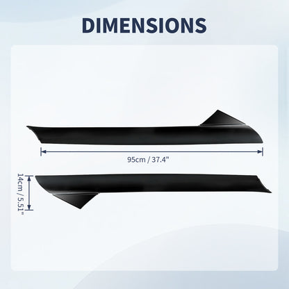 Ford Explorer Windshield Trim Molding BB5Z-7803145-AA - A Pillar Left & Right Outer (2011-2019)