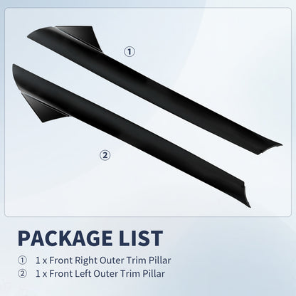 Ford Explorer Windshield Trim Molding BB5Z-7803145-AA - A-Pillar Driver Side (2011-2019)